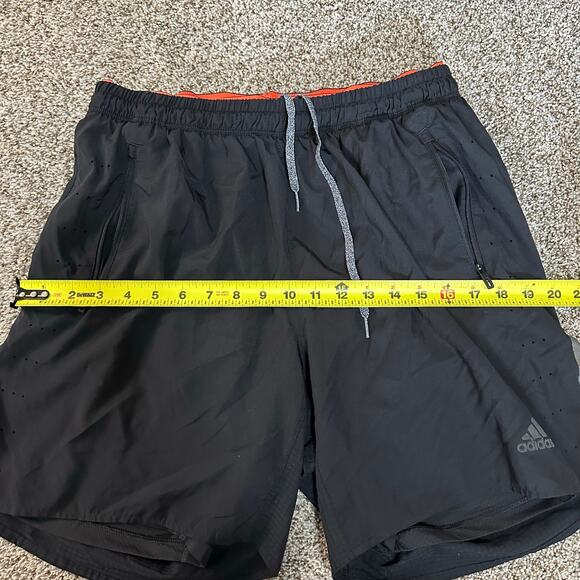 ADIDAS Men's AEROREADY Running Short 7" Size L In Black - Picture 6 of 9